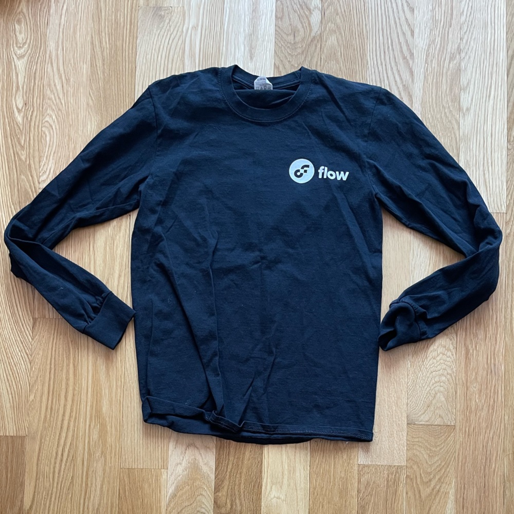 Flow Blockchain Dapper Labs Employee Swag Long Sleeve Tee